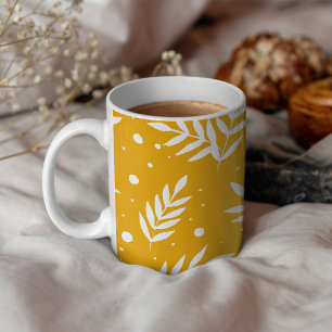 Taza De Café Ramas mágicas - amarillo