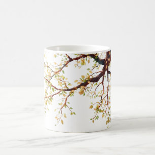 Taza De Café Ramas Románticas