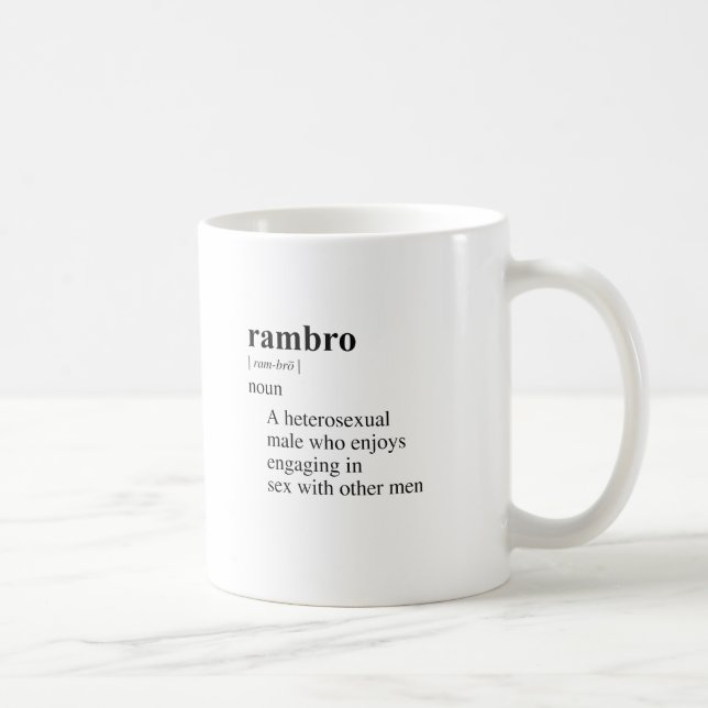 TAZA DE CAFÉ RAMBRO (Derecha)