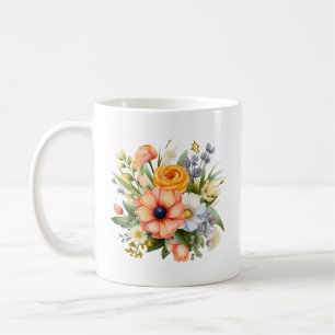 Taza De Café Ramo de flores de primavera Clipart-92390