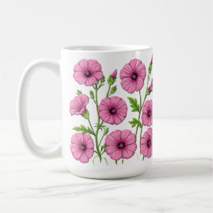 Taza De Café Ramo de Flores Rosas