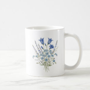 Taza De Café Ramo de flores silvestres azules
