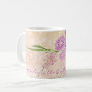 Taza De Café Ramo de la Madre de la Novia Sunset Rose