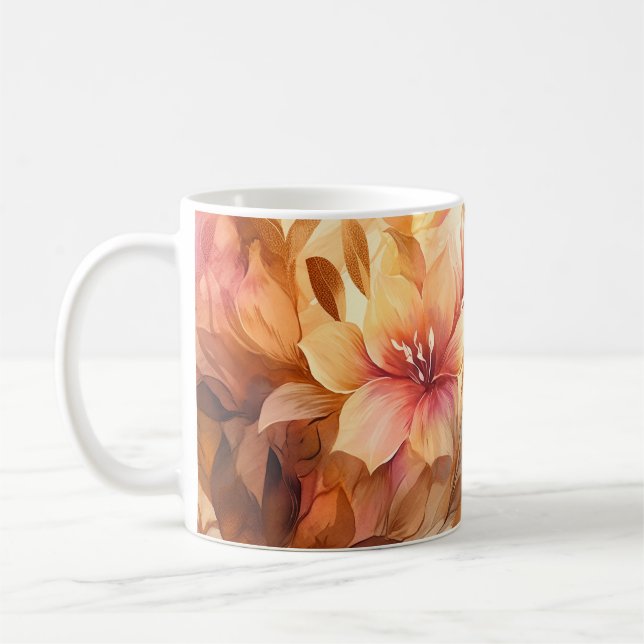 Taza De Café Ramo de Otoño (Izquierda)