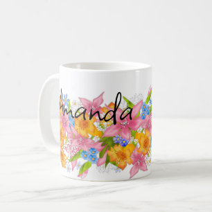 Taza De Café Ramo de primavera