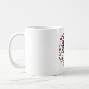 Taza De Café Ramo de Rosa Roja Mano de Esqueleto Regalo de Tatu