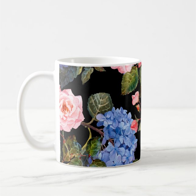 Taza De Café Ramo de rosas victorianas. (Izquierda)