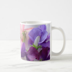 Taza De Café Ramo del guisante de olor