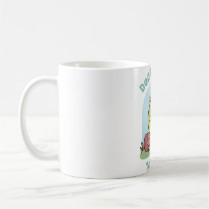 Taza De Café Rana Adorable Leyendo Felizmente No Te Olvides De