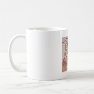 Taza De Café Rana Adorable Leyendo Un Libro En Habitación Acoge
