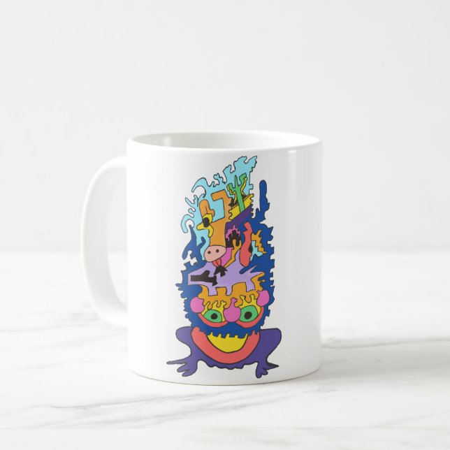 Taza De Café Rana Ambiciosa (Anverso izquierdo)