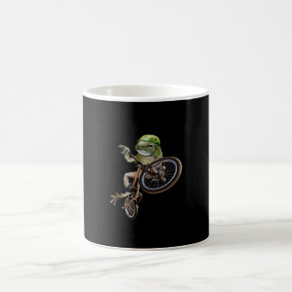 Taza De Café Rana Bmx | Rana divertida | Rana Cuta | Rana Guay