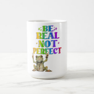 Taza De Café Rana boho positiva Hippie