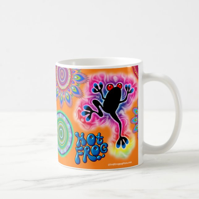 Taza De Café Rana caliente Surf tazón de café clásico. (Derecha)