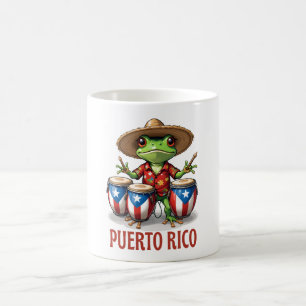 Taza De Café Rana cultural de Puerto Rico