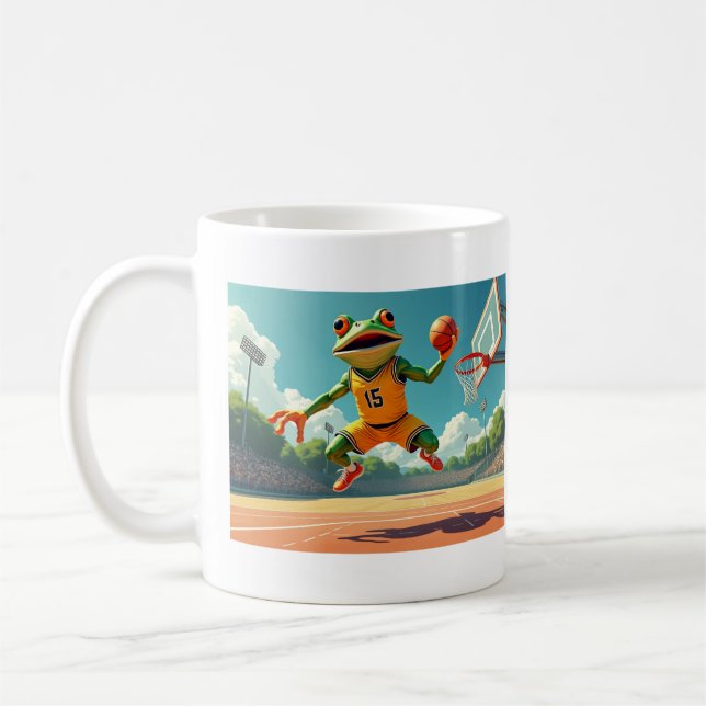 Taza De Café Rana de baloncesto Mugre de la derecha (Izquierda)