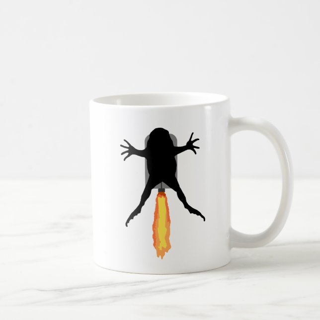 Taza De Café Rana de cohetes (Derecha)