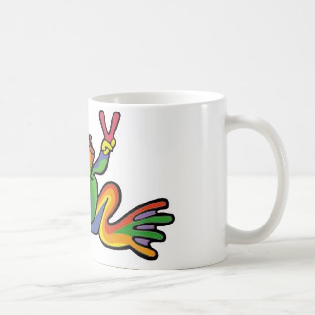 Taza De Café Rana de la paz (Derecha)