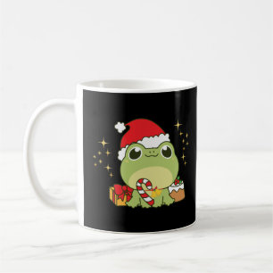 Taza De Café Rana de los Navidades burdos