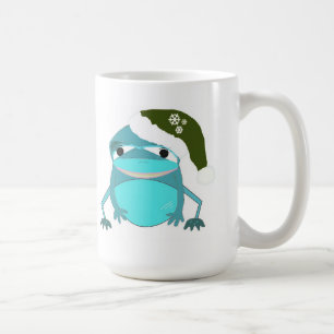Taza De Café Rana de Navidad saltarina