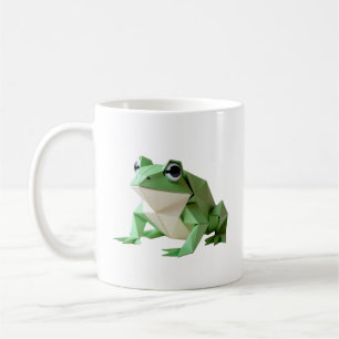Taza De Café Rana de Origami