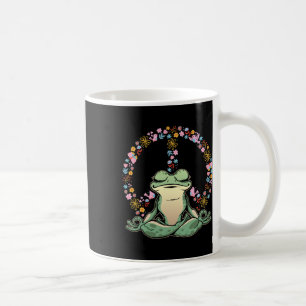 Taza De Café Rana de yoga Namaste Meditación Postura de yoga Am
