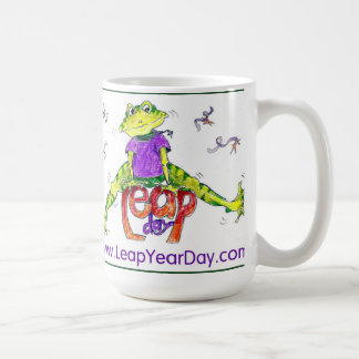 Taza De Café Rana del día de salto