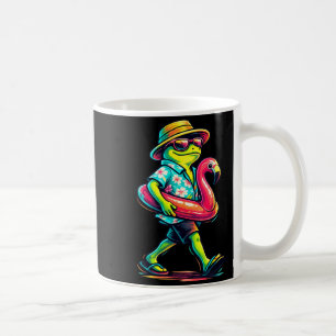 Taza De Café Rana Divertida Playas Aloha Hawaii Playa Surf