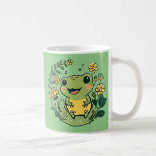 Taza De Café Rana feliz