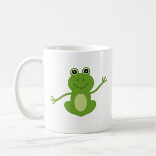 Taza De Café Rana feliz bailando