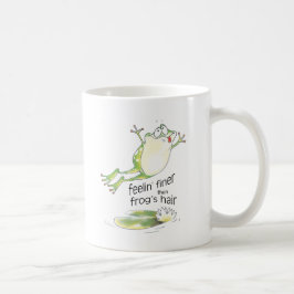 Taza De Café rana fina del feelin