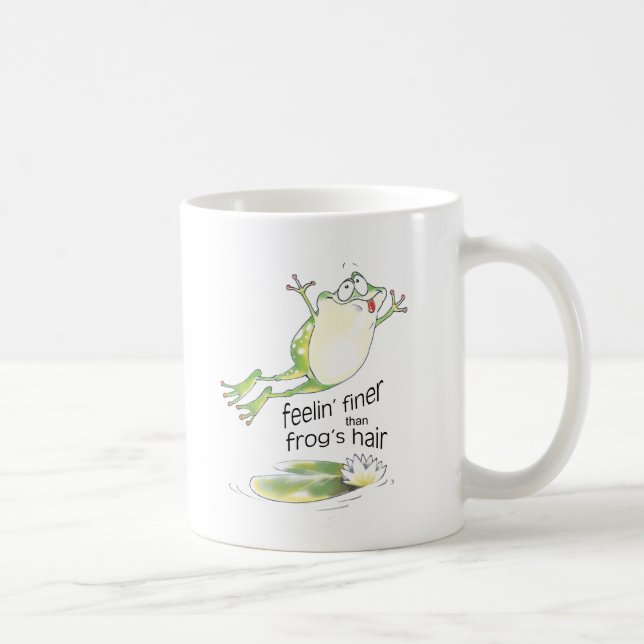 Taza De Café rana fina del feelin (Derecha)