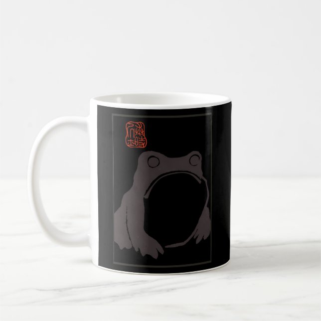 Taza De Café Rana Japonesa No Impresionada Por Matsumoto Hoji (Izquierda)