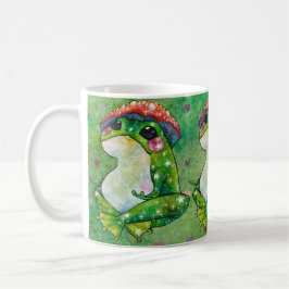 Taza De Café Rana llamada Clover