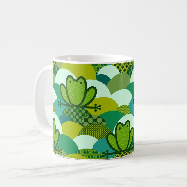Taza De Café Rana mossy (Anverso izquierdo)