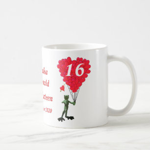Taza De Café Rana personalizado personalizada Sweet 16