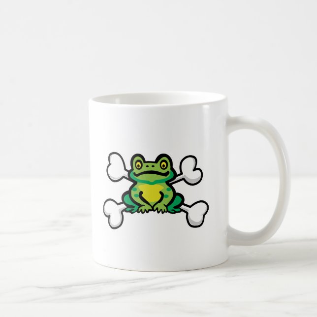 Taza De Café rana Skull and Crossbones (Derecha)