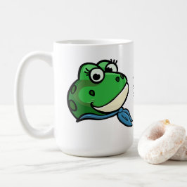Taza De Café Rana sonriente