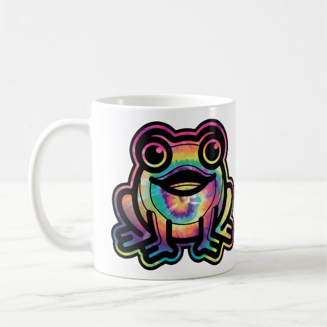 Taza De Café Rana Tie Dye (Izquierda)