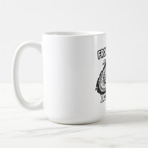 Taza De Café Rana Vacía Dibujo Animado Divertido Rana Espacio