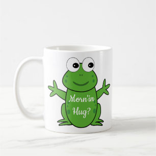 Taza De Café Rana verde