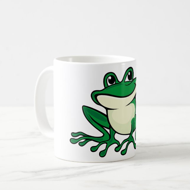 Taza De Café Rana verde (Anverso izquierdo)