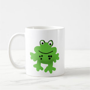 Taza De Café Rana verde