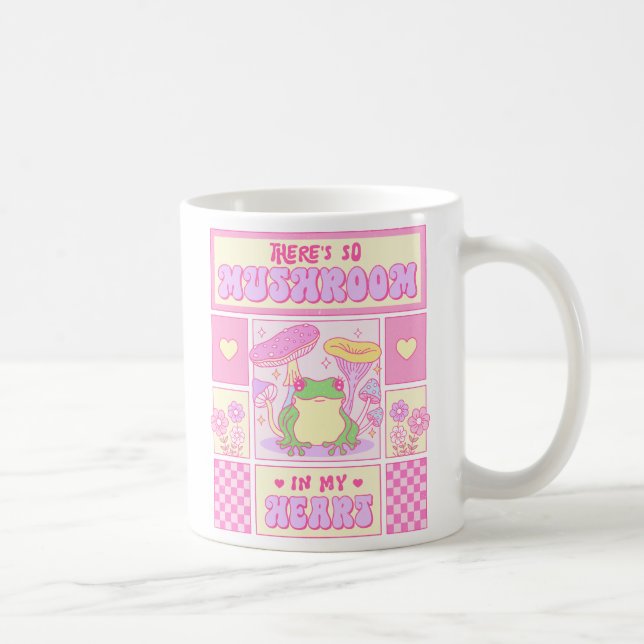 Taza De Café Rana y champiñón - Rana divertida (Derecha)