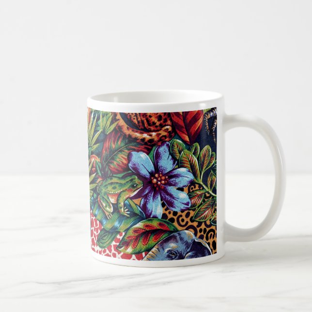 Taza De Café Rana y flor 2 (Derecha)