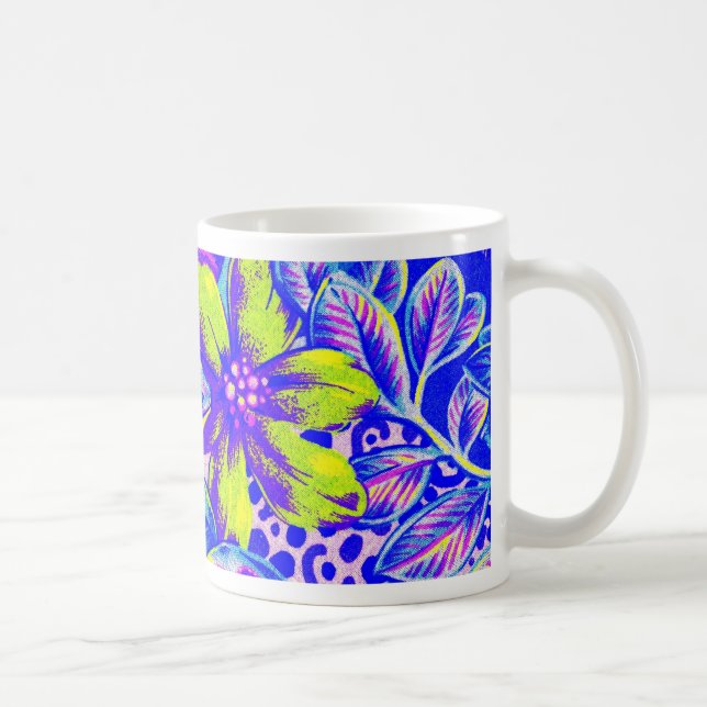 Taza De Café Rana y flor 2i (Derecha)