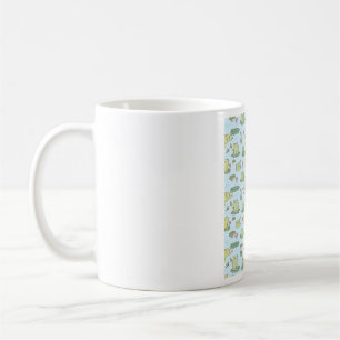 Taza De Café Ranas cortas y libélulas patrón de estanqueidad