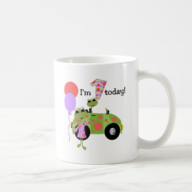 Taza De Café Ranas de sangre primer cumpleaños (Derecha)