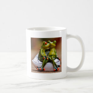 Taza De Café Ranas felices