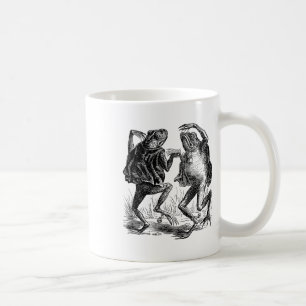 Taza De Café Ranas raras Bailando - Ranas vintage